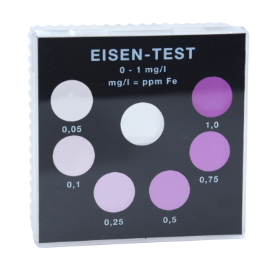 Eisen 0–1 mg/l – Farbvergleichsgerät Testoval